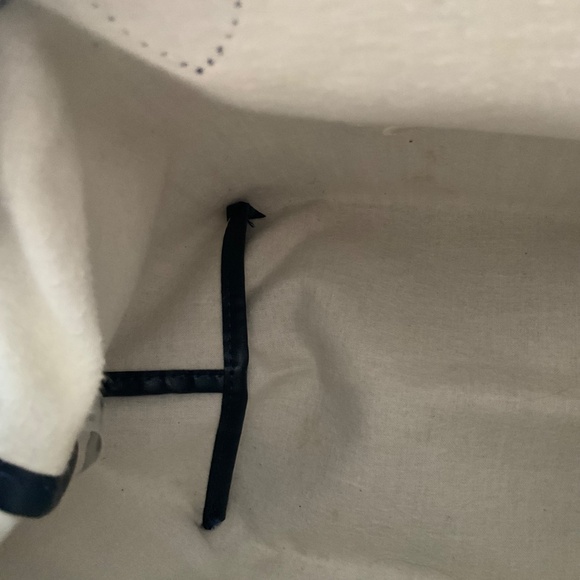 SOLD! Longchamp Navy Denim Horse Jockey Purse - Picture 13 of 16